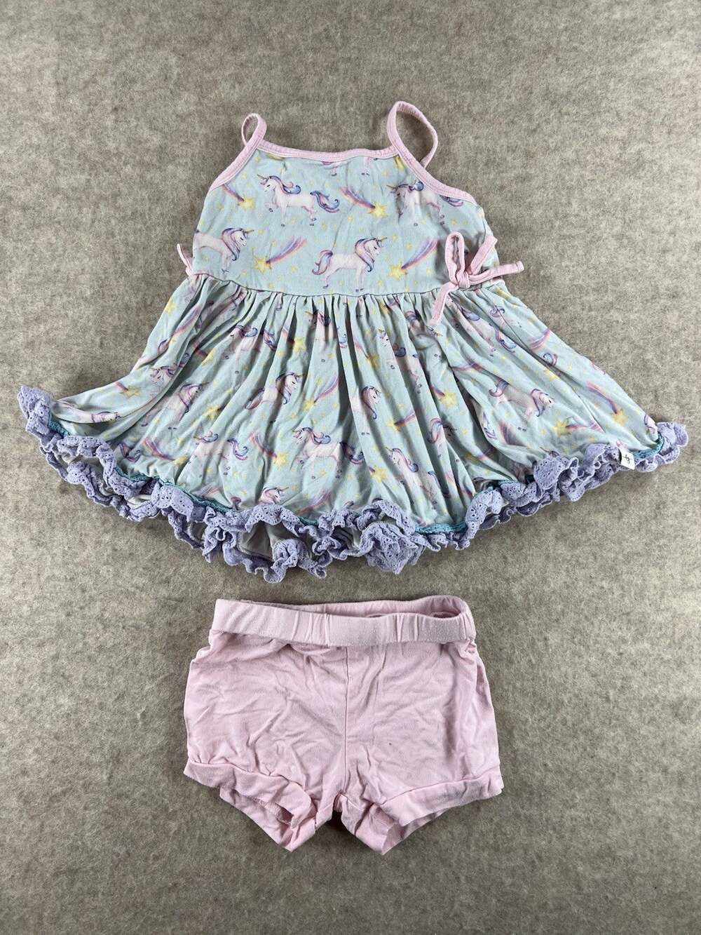 Love and Grow Unicorn Tank Bamboo Comfort Set 4T